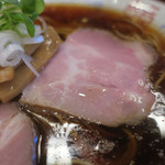 中華そば しば田 - 中華そば 麺大盛り　ズームアップ