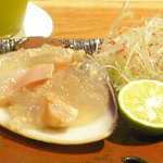 食幹 渋谷 - ハマグリの酒蒸しとにこごり