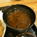 とんかつまるや - 2011/1　しじみの赤だし