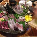 国分寺　魚しげ - お刺身5種盛り