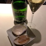 ル・クラビエール有栖川 - ハマグリとスパークリング