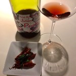 ル・クラビエール有栖川 - 蛍烏賊とロゼワイン