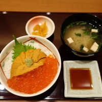函館うに むらかみ 日本生命札幌ビル店 - 2017.03 生うにとイクラ丼のＳサイズ(2538円)