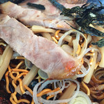 麺や 青雲志 - カレーまぜそばチョモランマ@チャーシューTP