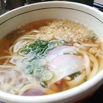 Onshitsu No Udonya - かけうどん310円 いなり130円 