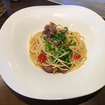 Il Cuore Piatto Suzuki - 富山湾のホタルイカと菜花  チェリートマトのスパゲッティ