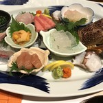 Kaiinsei Sushi Kappou Takashou - お造り盛り合わせ