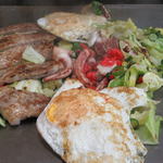 わたなべ - トンテキ＆下足焼き