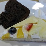たねや 守山玻璃絵館 - フルーツタルト、ベイクドチーズケーキ、ガトーショコラ