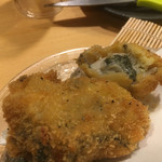 旬味肴わらく - カット部分(*ﾟ∀ﾟ*)デカっ
磯の香り濃厚でめっちゃうまい