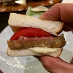 京松蘭はなれ - ヘレカツサンド～☆