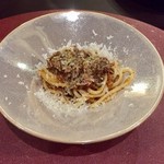 京松蘭はなれ - 和牛と五島うどんのボロネーゼ