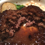 ワインレストラン ドミナス - 牛ハンバーグのシャンピニオンソース