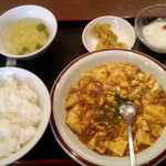 恵園 - 麻婆豆腐セット
