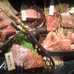 秋田牛玄亭 - 本日の和牛盛り合わせ・・・。