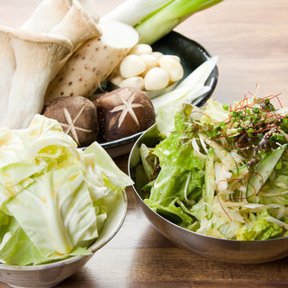 お肉食べた分、野菜も食べなきゃ♪