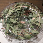 sincere - 仏・ブルターニュ産のオマール海老とアオリイカ グリンピースのポタージュ カプチーノ仕立て1