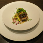 sincere - 白子のムニエル ホワイト・アスパラガス 焦がしバターソースとベルモットのソース1