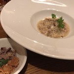 foujita - 蕎麦米のﾘｿﾞｯﾄ　全貌