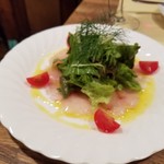 ビストロ オララ - ホウボウのカルパッチョ