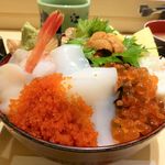 Kanda Edokko Zushi - 北海ちらし（特盛）1,000円