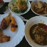 ラウンジひとゝき - 朝食1080円 和食中心でほっとする