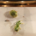 柳橋 大黒家 - ふきのとう➰こしあぶら