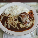 コーヒーショップ ラベンダー - ハンバーグチーズカレー