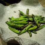 聖護院 - ●金針菜(きんしんさい）の炭火焼き