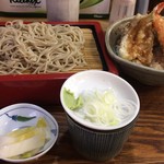 三拍子しゃれどう - ミックス天丼セット