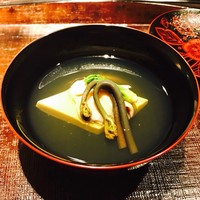 紀風 - たまご豆腐 はまぐり コシアブラ 蕨