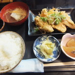 Shungyo Shunsai Oshokujidokoro Matsuki - 鮮魚の唐揚げ・特製ゆずポン定食