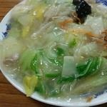 香蘭 - 餡掛けかた焼きそば黯が強めのようです