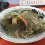 来々軒 - 炒麺850円+大盛り150円