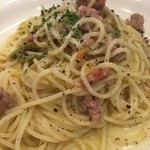 アルベロ フェリーチェ - サルシッチャのスパゲッティーニ