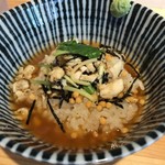 鮮魚麺 海里 - 〆の鯛茶漬け御飯（わさび）