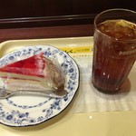 ドトールコーヒーショップ - ケーキセット580円