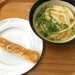 山越うどん - 釜あげかけ ちくわ天（山越うどん） 2017.3