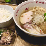 福島壱麺 - 海鮮塩ラーメンと鯖飯のセット