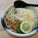 うどん そわか - 2017/3/13 ぶっかけ肉大盛り750円