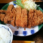 Yawaraka Tonkatsu Katsu Masa - 超ジャンボトンカツランチ(\1480)