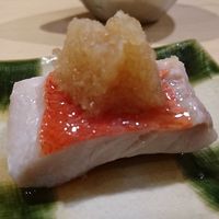 鮨　まつ本 - 金目題の松前蒸し