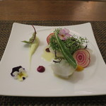 佐島産平目のマリネ