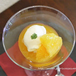ビストロ オレイユ - 柑橘のグラス仕立て