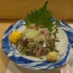 魚がし寿司 - いわし刺し