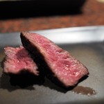 焼肉うしごろ - 厚切りステーキ（肩三角）