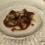 レストランボンテ - オードブル フォアグラと黒イチジクのアンサンブル