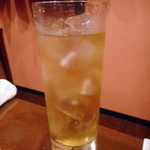 ビストロ アオキ - レゲエパンチはピーチリキュールとウーロン茶のミックス
