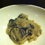 ボノミー - 取り分け後のトランペット茸リゾット