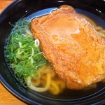 Gosaku - きつねうどん。大きなおあげさん♪